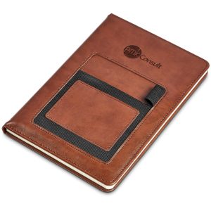 Altitude Sage A5 Hard Cover Notebook in Brown