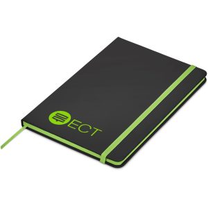Altitude Sigma A5 Hard Cover Notebook in Lime