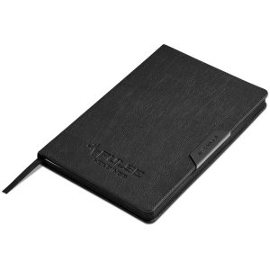 Alex Varga Onassis A5 Hard Cover Notebook in Gun Metal