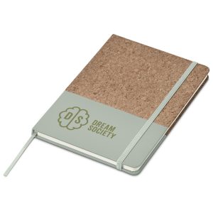 Okiyo Denki Cork A5 Hard Cover Notebook in Sage