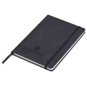 Serendipio Keystone A5 Hard Cover Notebook in Black