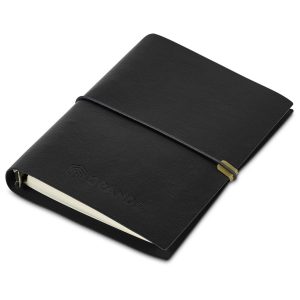 Serendipio Heritage Refillable A5 Ring-Bound Notebook in Black