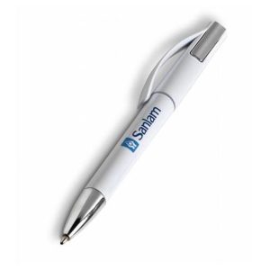 Altitude Matrix Ball Pen in Solid White