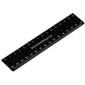 Altitude Scholastic 15cm Ruler in Black