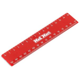 Altitude Scholastic 15cm Ruler in Red
