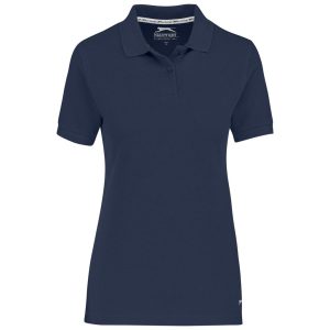 Ladies Crest Golf Shirt in Navy
