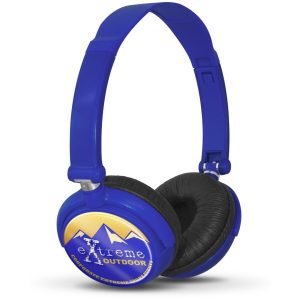 Altitude Omega Wired Headphones in Blue