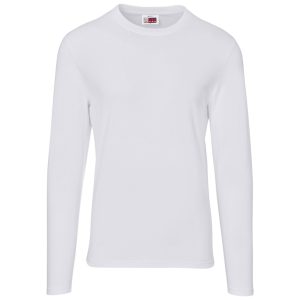 Mens Long Sleeve Arizona T-Shirt in White