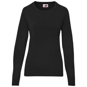 Ladies Long Sleeve Arizona T-Shirt in Black