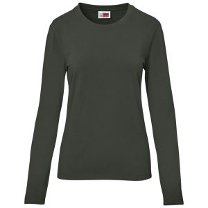 Ladies Long Sleeve Arizona T-Shirt in Olive