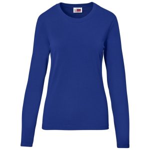 Ladies Long Sleeve Arizona T-Shirt in Royal Blue