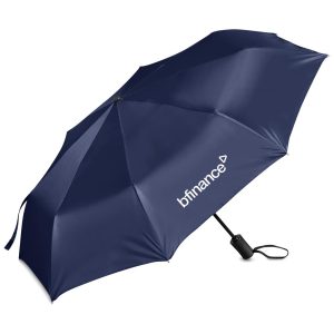 Altitude Fairhaven UV50 Auto-Open Compact Umbrella in Navy
