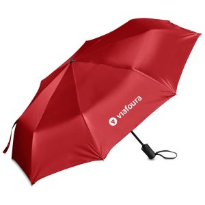 Altitude Fairhaven UV50 Auto-Open Compact Umbrella in Red