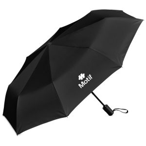 Serendipio Sleet Auto-Open Compact Umbrella in Black