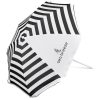 Serendipio Tanereef Stripe Beach Umbrella - Black