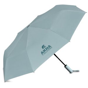 Serendipio Milestone Auto-Open Compact Umbrella in Dusty Teal