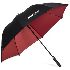 US Basic Hankley Auto-Open Golf Umbrella in Red