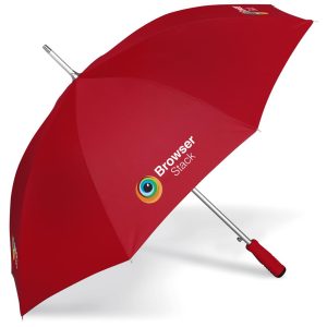 Altitude Cloudburst Auto-Open Umbrella in Red