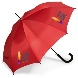 Stratus Auto-Open Umbrella in Red