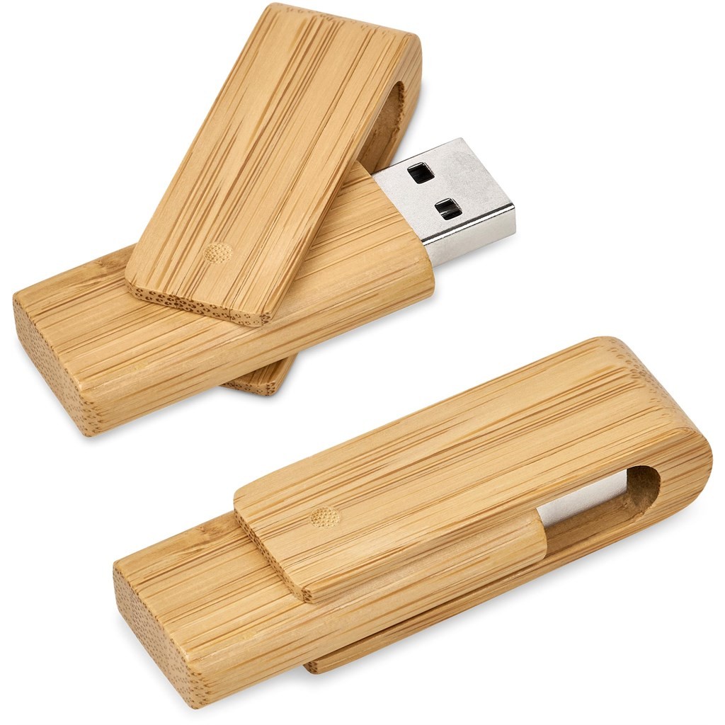 Okiyo Bakemono Bamboo Flash Drive - 32GB – Natural