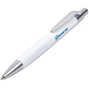 Altitude Regent Recycled Plastic Ball Pen in Solid White