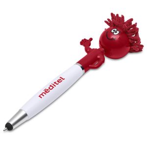 Altitude Moptopper Thumbs-Up Stylus Ball Pen & Screen Cleaner in Red