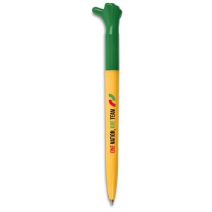 Altitude Fanflare Ball Pen in Yellow Green