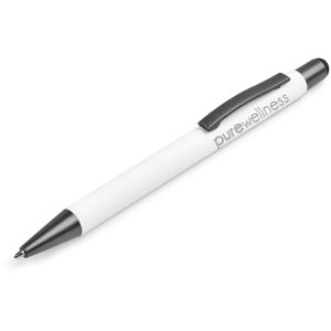 Altitude Silky Stylus Ball Pen in Solid White