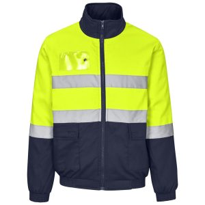 Foundation Hi-Viz Padded Jacket in Yellow
