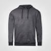 Boston Hoodie - Charcoal Melange