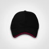 Promo Sandwich Cap - Black Red