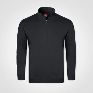 FWRD Quarter Zip Sweater in Black