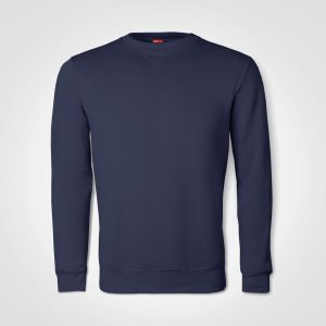 Basic Crew Neck Sweater in Navy