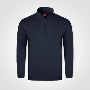 FWRD Quarter Zip Sweater in Navy