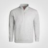 FWRD Quarter Zip Sweater - Grey Melange