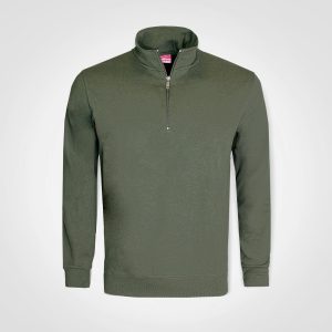 FWRD Quarter Zip Sweater in Olive