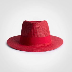 Panama Hat in Red