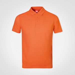 Mens Golfer in Orange