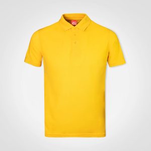 Mens Golfer in Yellow