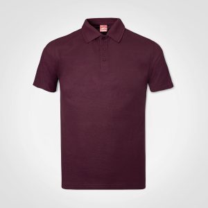 Mens Golfer in Burgundy