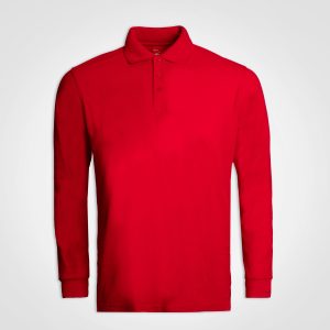 Long Sleeve Golfer in Red