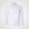 Long Sleeve Golfer - White