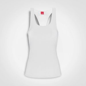Ladies Racerback Vest in White