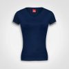 Ladies Fitted V-Neck T-Shirt - Navy