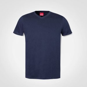 Unisex V-Neck T-Shirt in Navy
