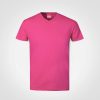 Unisex V-Neck T-Shirt - Fuchsia