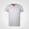 Unisex V-Neck T-Shirt - Grey Melange