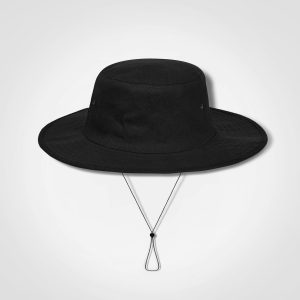 Kids Cricket Hat in Black