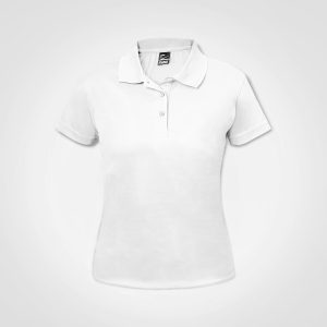 Ladies Pro Golfer in White