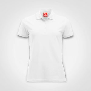 Ladies Golfer in White